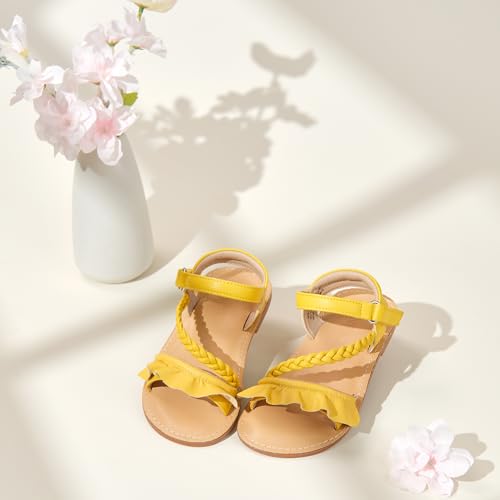 Image of GINFIVE Toddler Girls Sandals Girls Toddler Sandals Little Girls Kids Shoes