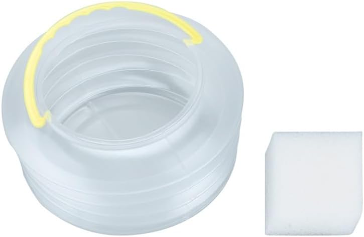 Paint Brush Washer Dual Size Plastic Rinse Container for Watercolor, Gouache & Oil Painting, Portable Cleaning Cup with Leak-Proof Design(S)