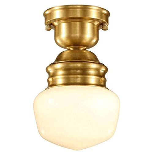 Preisvergleich Produktbild JYDQM Einfach und praktisch Messing Material, Qualität und langlebiges Gut Deckenleuchte, Atmosphärisch Kunst Lampe Beleuchtung im Schlafzimmer Wohnzimmer Esszimmer