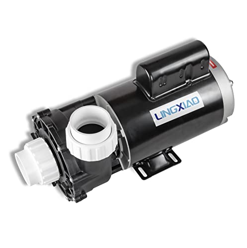 Image of SPA Pump, Single Speed SPA Hot Tub Pump - 56 Frame LX SPA Pump Motor 4HP, 220-240V, 2 inch Port (Model: 56WUA400-I)