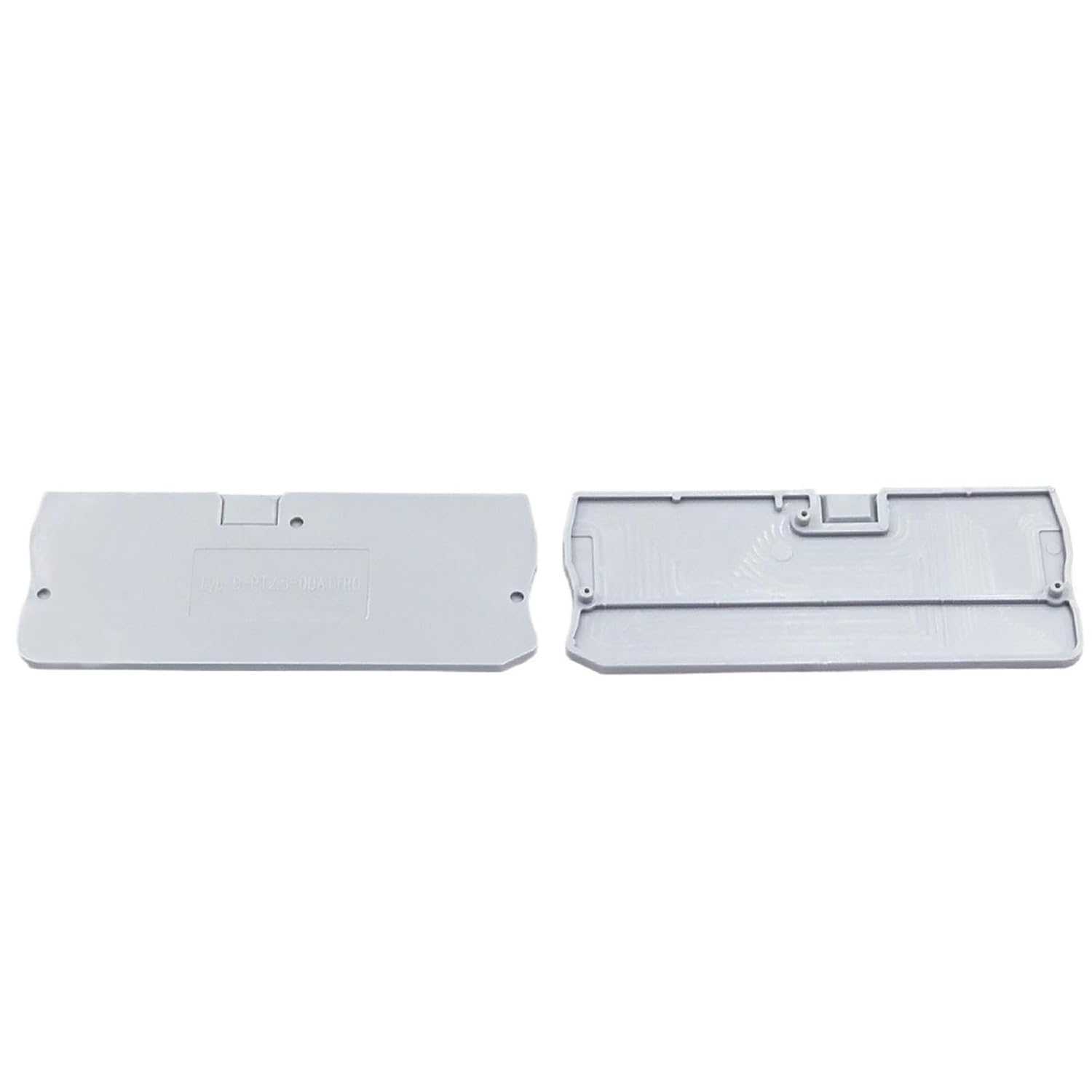 100pcs Bulk Pack PT2.5-Quattro Terminating Bracket Compact 5.2mm M3 Screw Fixing Electrical Insulation Barrier