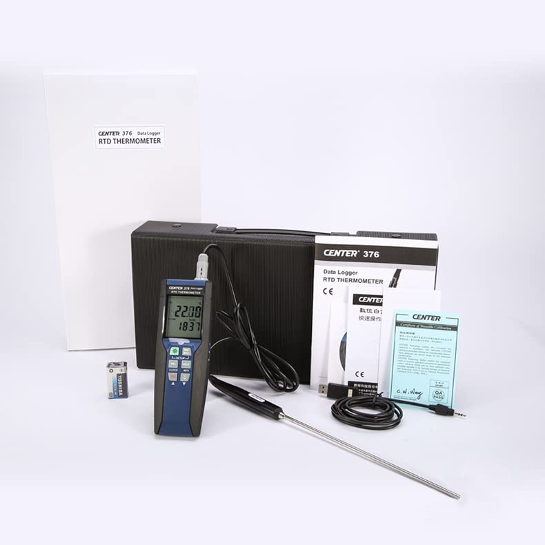 Data Logger Precision RTD Thermometer CENTER376