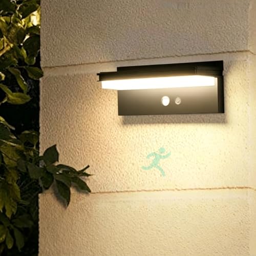 Lampe solaire extérieure LED IP65 chaleureuse pour illuminer votre terrasse et l'entrée du garage
