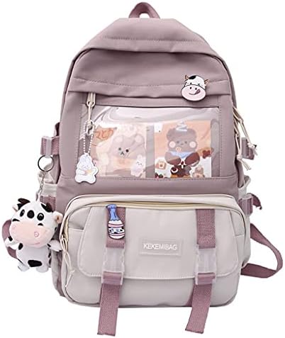 Teen Girls Cute Student Book Bags - Purple