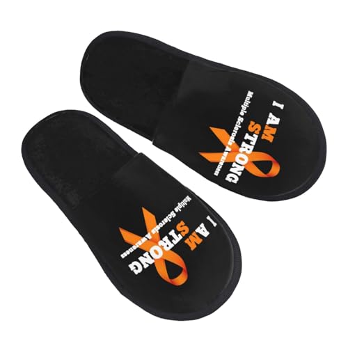 DWWKWJ MS Awareness Warm Slippers