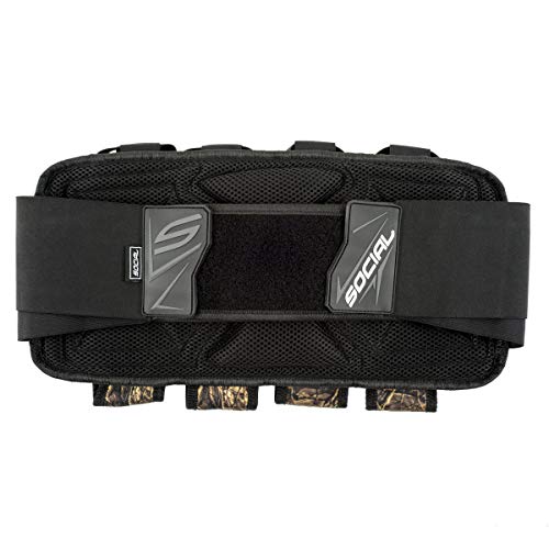 Social Paintball Grit Pod Pack Harness, Hunter Camo, 4+7 Pod Holders