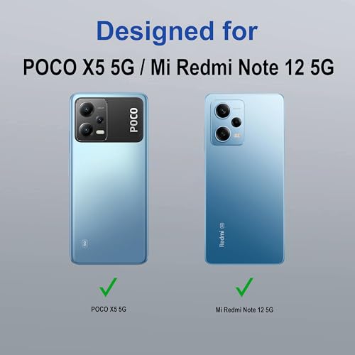 Image of Zapcase Back Case Cover for Poco X5 5G | Compatible for Poco X5 5G Back Cover | Case Cover with Camera Protection | (TPU + PC | Translucent Purple)