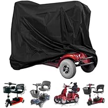 Mobility Scooter Storage Cover for Quingo Performance Ultra 9L, Electric Wheelchair Cover, Heavy Duty Oxford Fabric Electric Scooter Cover, All Weather Protection, B