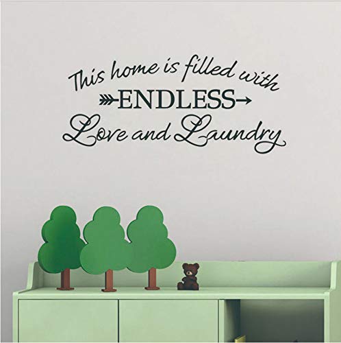 This Home is Filled with Love.Life Quote Wall Sticker for Living Room Home Decoration Accessories Vinyl Decal Poster Wall Decor