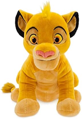 Disney Store Official Simba Plush, The Lion King, Medium 13 Inches, Iconic Cuddly Toy Character with Embroidered Eyes and Soft Plush Features, Suitable for All Ages 0+