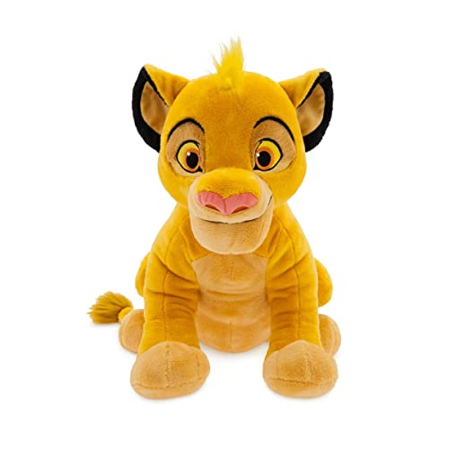 Disney Store Official Simba Medium Soft Toy for Kids, Cuddly Character with Fuzzy Texture and Embroidered Details, Furry Mane and Tail Tuft, Disney...