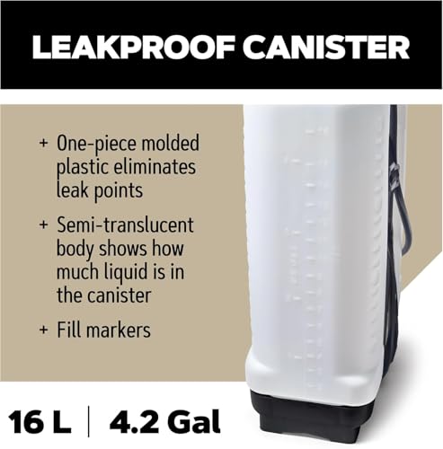 Oregon Backpack Sprayer with Lance and 4 Adjustable Spray Nozzle, Suitable For Pesticide, Lawn Feed, Weed and Moss Killer, Reliable Outdoor Garden & Lawn Care, Knapsack Sprayer Garden Tool, 16 Litres 4 Oregon Backpack Sprayer with Lance and 4 Adjustable Spray Nozzle, Suitable For Pesticide, Lawn Feed, Weed and Moss Killer, Reliable Outdoor Garden & Lawn Care, Knapsack Sprayer Garden Tool, 16 Litres - Image 4