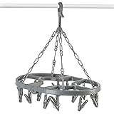 Klager's Foldable 16 Peg Clip And Drip Drying Rack Great for Travel or College (1)