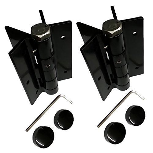 3-1/2' Spring Hinge Automatic Selfclosing Spring Hinge Adjustible Auto Hinges BLACK SOLD IN