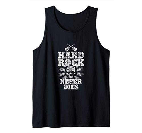 Hard Rock ne meurt jamais Retro Vintage Débardeur Cover