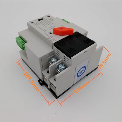 Double alimentation sans interruption mini commutateur ATS 3P pour éviter les pannes