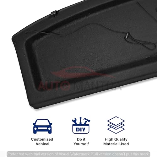 Image of Car Parcel Tray Diggi Luggage Tray in Perfect Fitting Compatible for I20 Elite