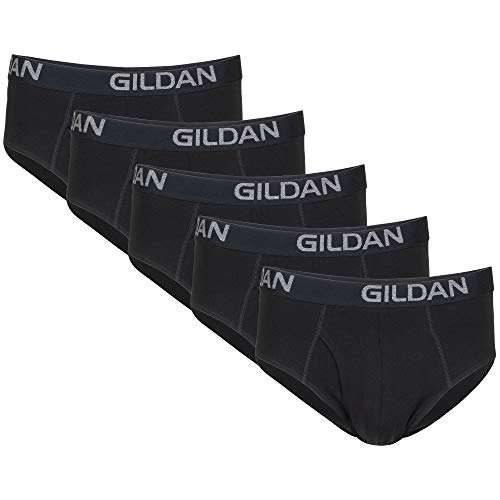 Gildan Men's Underwear Cotton Stretch Briefs, 5-Pack