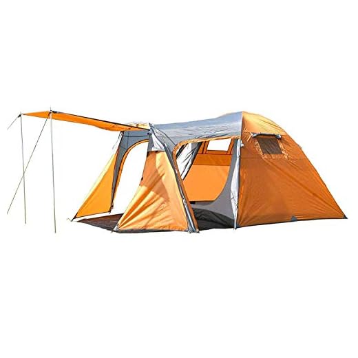 MONTIS HQ Montana, Tienda de campaña para 4 Personas, 375 x 245 cm, 7,9 kg