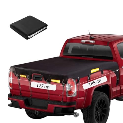 Bâche imperméable pour lit de camion F150 avec sangles de fixation - 2