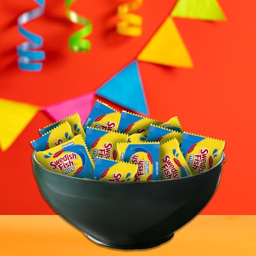 SWEDISH FISH Mini Soft & Chewy Gummy Candy, Bulk Candy, 140 Snack Packs - image 5
