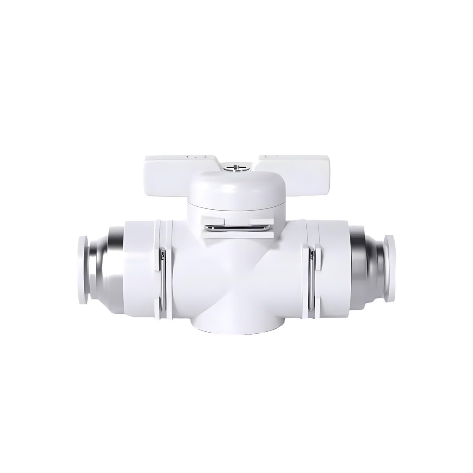 Raccordo pneumatico a Y da 6 mm for collegamento, connettore for tubo a 3 vie(Buc white,OD 8mm)