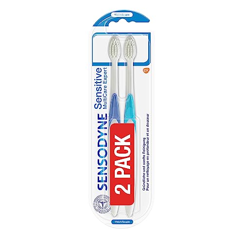 SENSODYNE Sensitive MultiCare Expert - Cepillo de dientes suave (2 unidades)