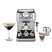 De'Longhi Classic EM450.M, Manual Coffee Machine with Steam Wand, Barista Pump Espresso Machine, Cappuccino Nozzle, Double Wall Filter Basket, 15bar, Fit Mug Up to 13cm, Stainless Steel/Metal