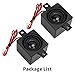 MakerHawk 2pcs Speaker 10 Watt 4 Ohm Single Cavity Mini Speaker Full-Range Cavity Micro Loundspeaker for Arduino with PH2.54mm-2Pin Interface for Small Electronic Projects Advertising LCD Machine
