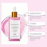 Strawberry Vanilla After Shave Oil, After Shave Oil Women With Hyaluronic Acid, Vitamin C & Peptides | Fast Absorbing, Deep Moisturizing | Natural Vanilla & Strawberry Scent | 90ml (3 Fl Oz) - Image 6