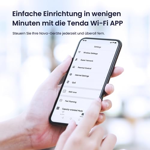 Tenda Nova MW6 Mesh WLAN System für zuverlässige Internetabdeckung