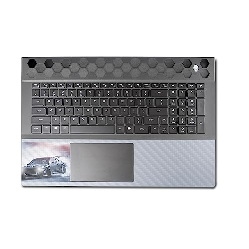 Image of MightySkins Carbon Fiber Skin Compatible with Alienware M18 R1 (2023) Full Wrap Kit - Drift | Protective, Durable Textured Carbon Fiber Finish | Easy to Apply & Change Styles | Made in The USA