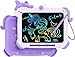 Kikapabi LCD Writing Tablet for Kids, Unicorn Toys Gifts for 3 4 5 6 7 Year Old Girls, Colorful Drawing Doodle Board, Toddler Educational Travel Toys Christmas Birthday Purple