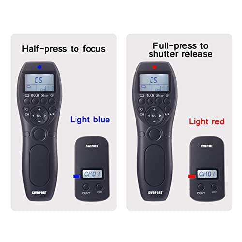 Dc0 Wireless Camrea Shutter Release Timer Remote Control Compatible For Nikon Cameras D800 D810 D850 D700 D500 D300 D5 D3S D1 F90 F6 Compatible For Fujifilm S5 Pro S3 Pro Compatible For Kodak Dcs-14N #TOP2