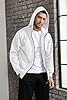 CTU Men's Hoodies Zip Up Long Sleeve Fleece Sweatshirts Hoodies for Men White 2XL #2