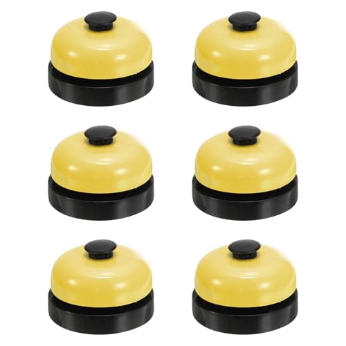 Sonnette de bureau PATIKIL 6 pcs en métal pour zone de réception et entrepôt