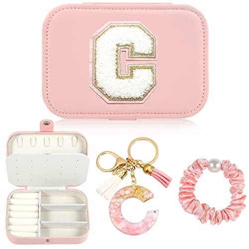 The-Initial-Jewelry-Travel-CaseBirthday-Gifts-For-Wife-Mom-Grandma-BridesmaidsTeen-Girls-GiftsC