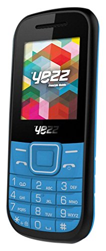 Yezz Téléphone Portable C 21A, Dual SIM Bleu