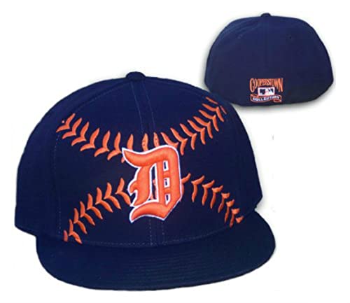 Gorra Detroit Tigers Strike Talla 7 1/2 Azul Marino miniatura 1