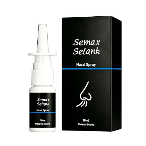 Semax Nasal Spray Saline Mist Hydrating Nasal Care Portable 10mL Bottle (1pcs)