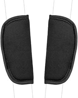HAOSEA Baby Stroller Car Seat Strap Covers 2 Piece Universal Soft Seat Belt Cushion for Newborns Infants and Kids (Black)