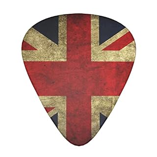 Ensemble de 12 médiators de guitare drapeau britannique pour guitare acoustique, guitare électrique, contrebasse… - Les Beatles, Paul McCartney, John Lennon, RIngo Starr, George Harrison