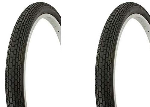 Imvera Pair (2) of Duro Brick 26 X 2.125 Bicycle Tire Cruiser Chopper Lowrider Vintage