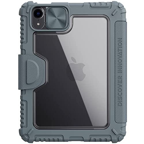 E-Sell Enterprise, Nillkin Bumper Leather Case Pro for Apple iPad Mini 6 (6th GEN)8.3"Inch[2021]" Bumper Case Leather Slider Camera Camshield, Stand Smart W/S Pencil Holder for iPAD Mini 6 (2021) GREY (B09LSB4HKF) Amazon Price History, Amazon Price Tracker