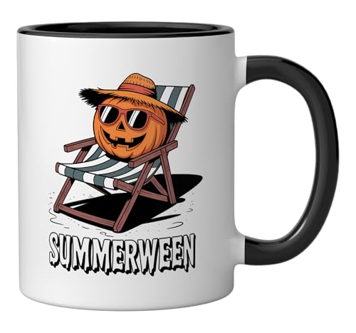 Taza cerámica temática Halloween verano 11 oz miniatura 2