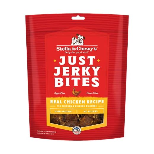 Stella & Chewy's Just Jerky Bites Real Chicken Recipe Dog Treats, 6 oz. Bag