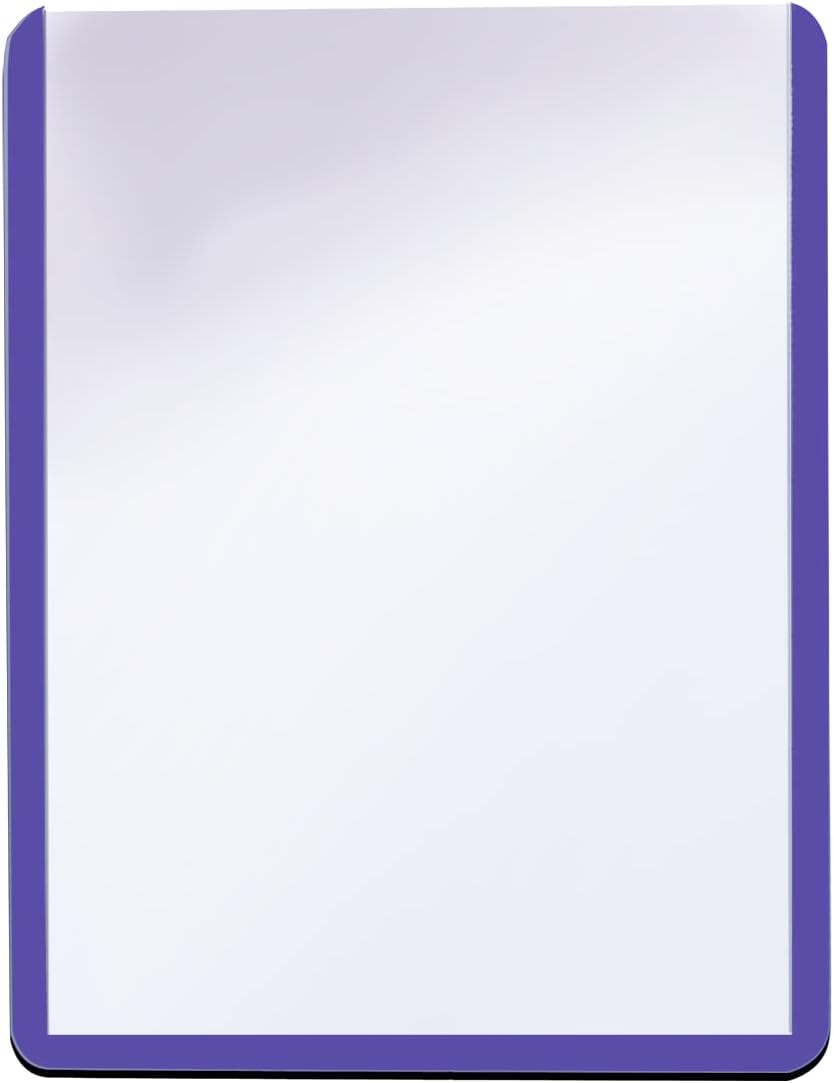 Ultra PRO - 3x4 Purple Border Toploaders 25ct. - Toploaders for Cards with Card Sleeves, Protect Baseball Cards, Sorts Cards & Collectible Trading Cards, Pairs Well with Ultra PRO Card Sleeves