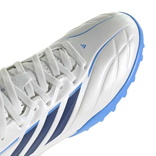 adidas Mixte Enfant Copa Pure Iv Club Turf Football Kids Shoes, Zero met./Dark Blue/Lucid Ray Blue, 38 2/3 EU