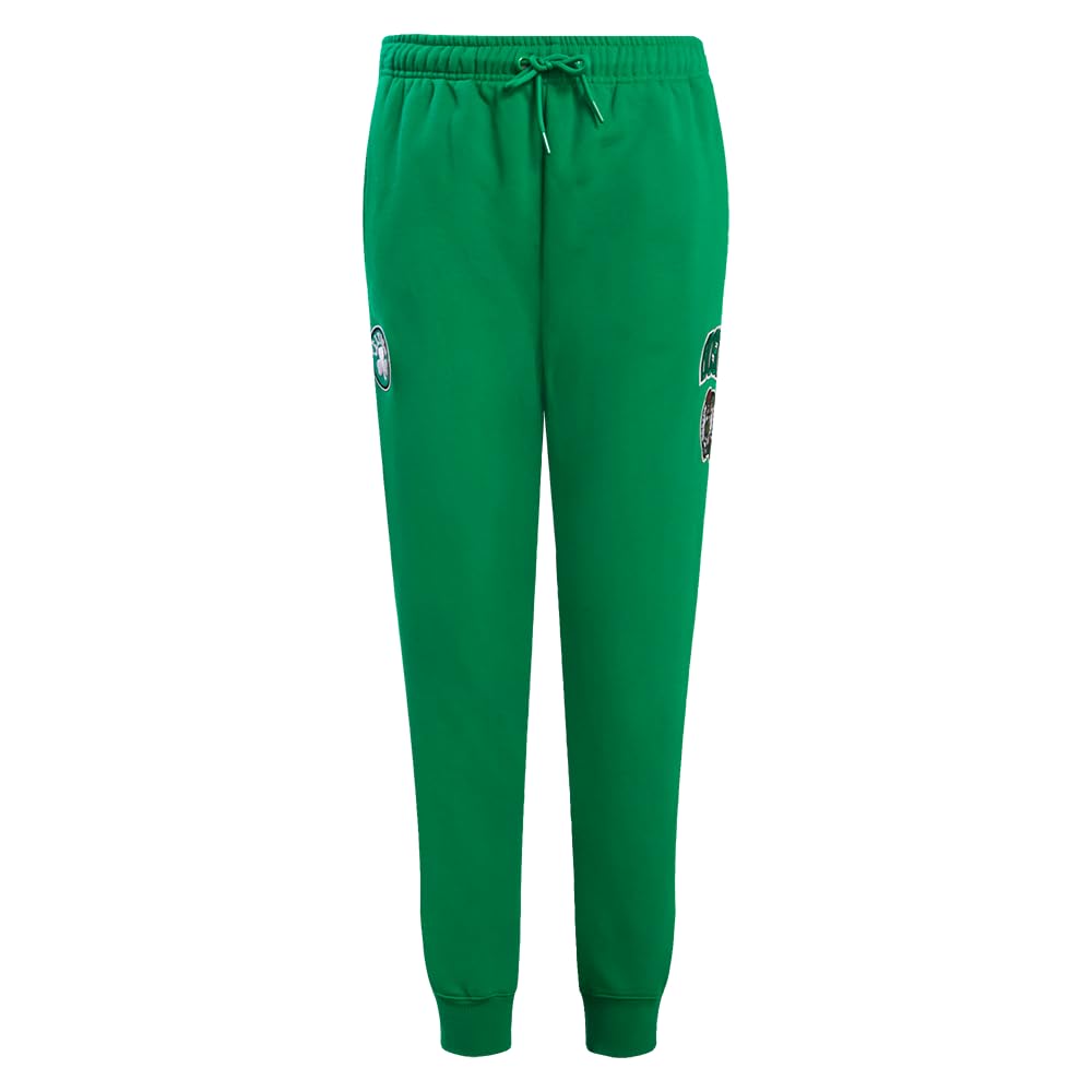 Pro Standard Womens NBA Boston Celtics Classic Chenille Sweatpant Kelly Green 2XL