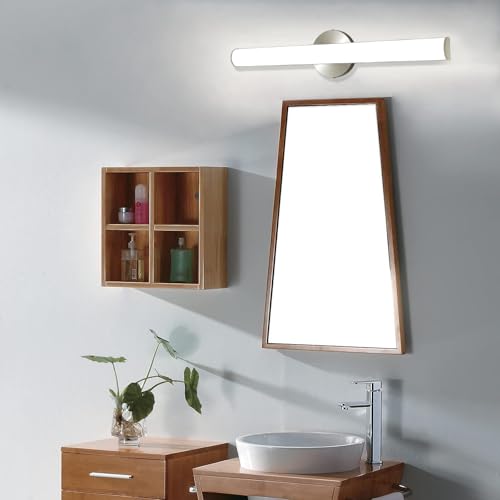 Image of OOWOLF LED Bathroom Vanity Light, 16W 24inch Bathroom Lights Fixture,1600LM Led Vanity Lights Bar, 4000K Natural White Bath Wall Lighting Fixture Sconce Indoor, Vanity Light Fixtures Over Mirror